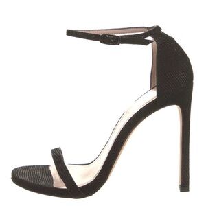 Stuart Weitzman Black Ankle Strap Heels Size 7